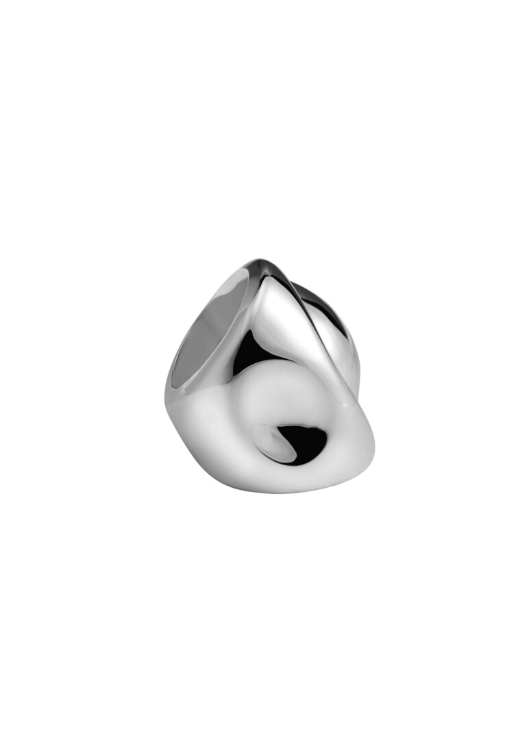 Silver-plated CUBAGUA RING