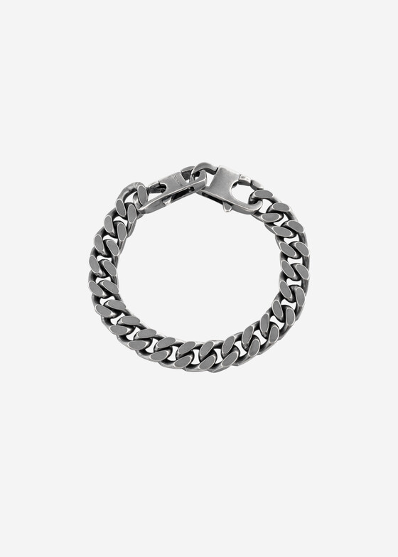 Тонкие браслеты MM6 Maison Margiela Серебристый браслет-цепь