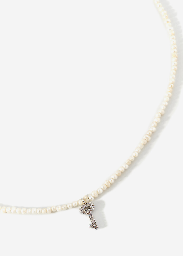 Necklace with a key