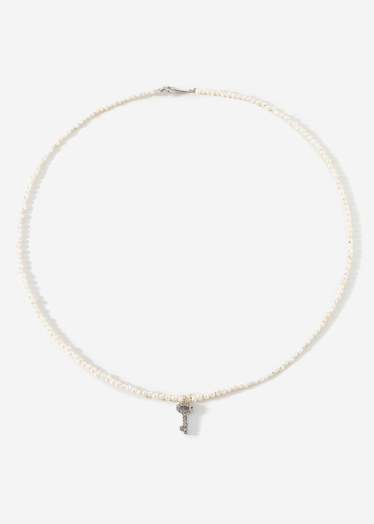 Necklace with a key