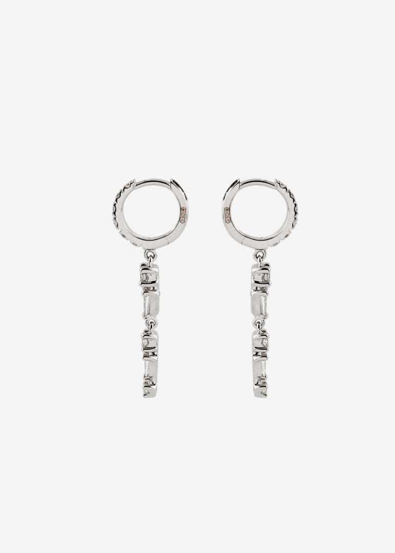 Long Diamond Earrings