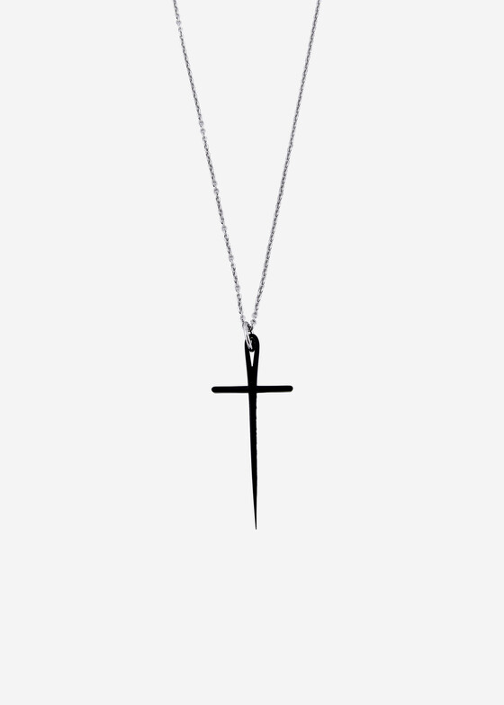 Акцентные колье Dzhanelli Jewellery Колье из серебра «Меч малый HUNGER»