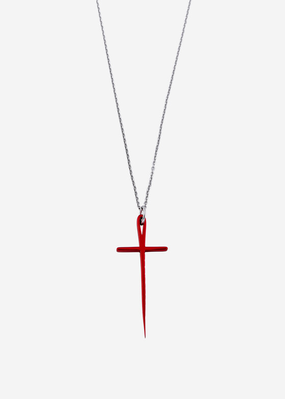 Акцентные колье Dzhanelli Jewellery Колье из серебра «Меч малый HUNGER»