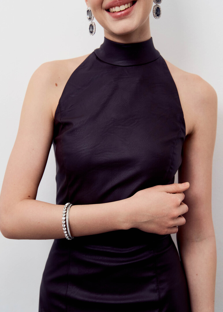 Large crystal bracelet