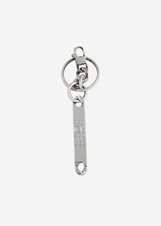 Брелоки MM6 Maison Margiela Серебристый брелок для ключей