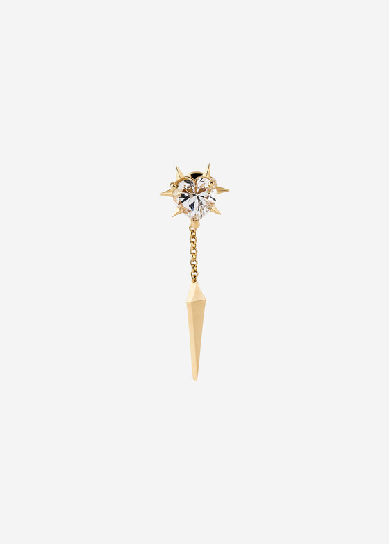 Моносерьги COBRA JEWELRY Моносерьга из золота с топазом