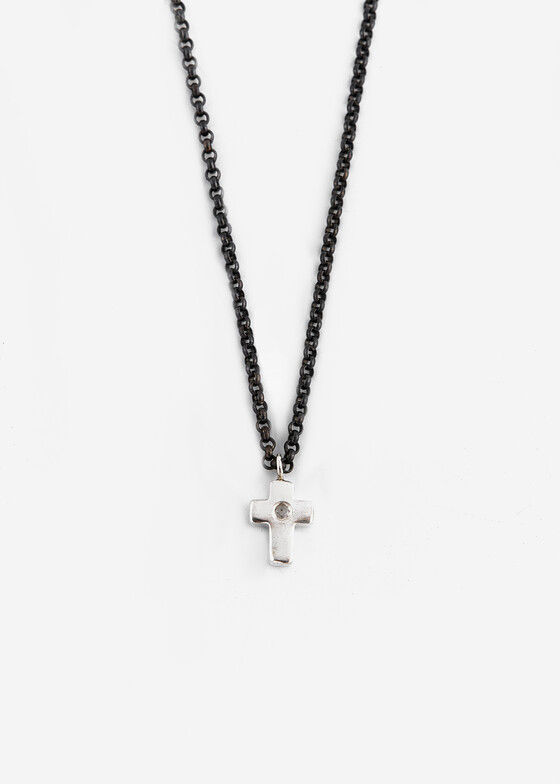 Колье с подвесами Mintaka Jewellery Колье из серебра с муассанитом