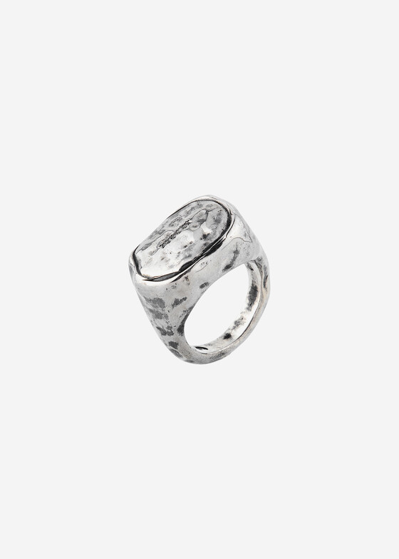 Печатки Mintaka Jewellery Кольцо из серебра с муассанитом