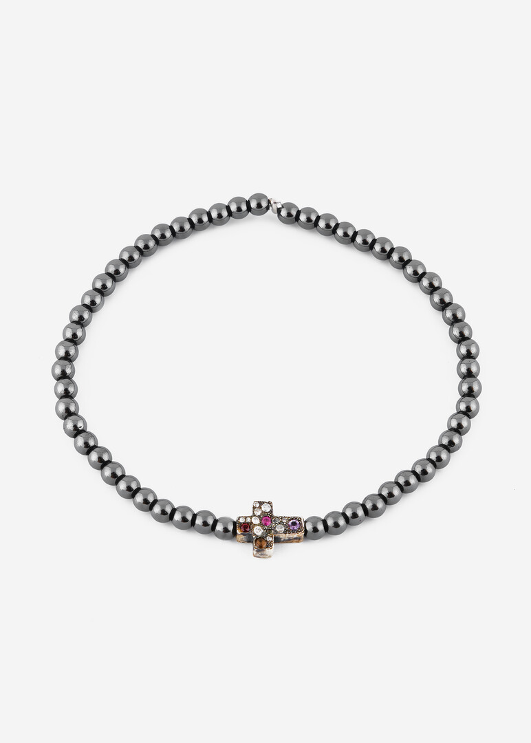 silver moissanite bracelet