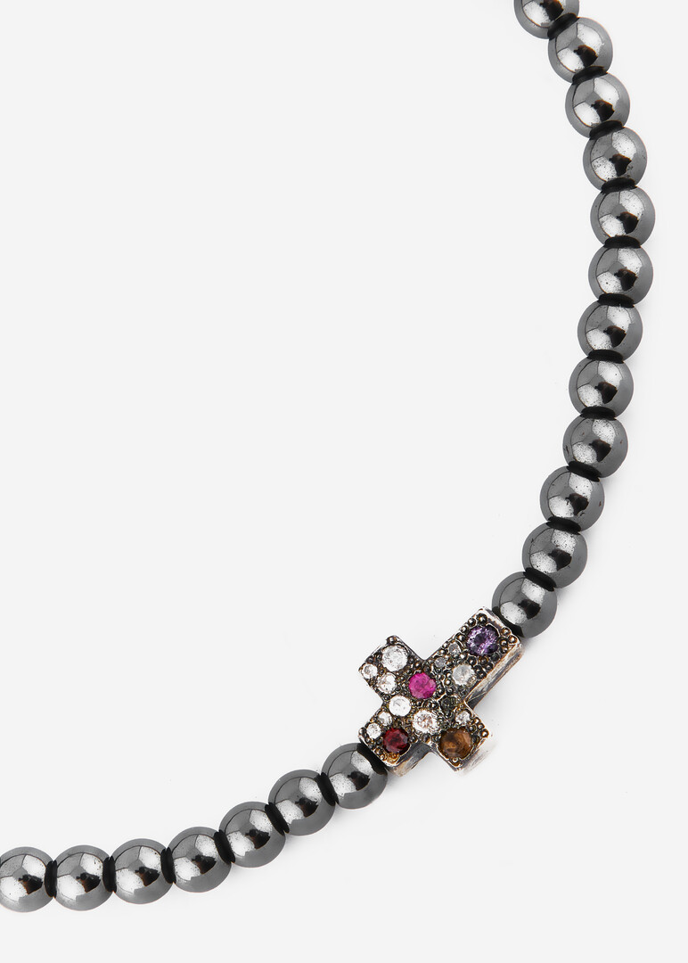 silver moissanite bracelet