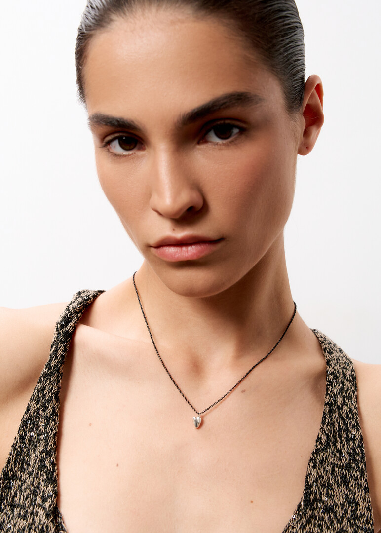 silver necklace