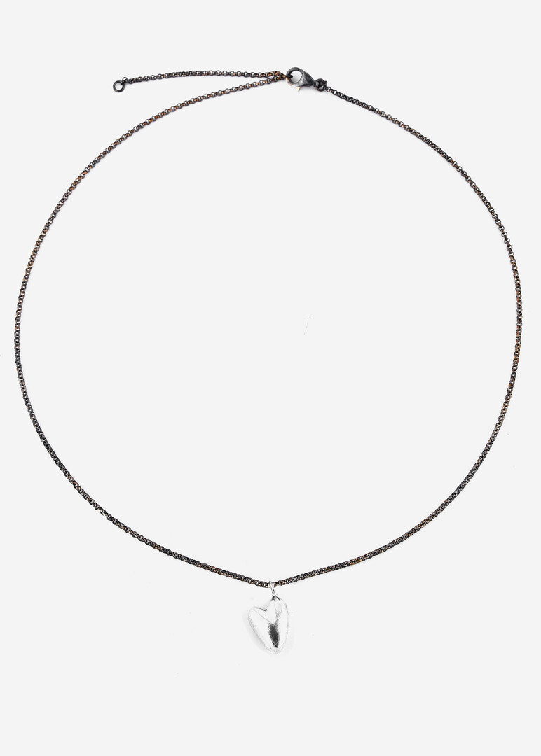 silver necklace