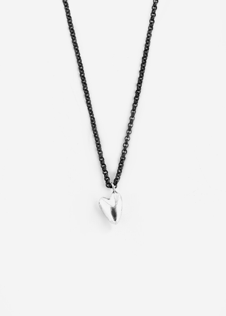 silver necklace