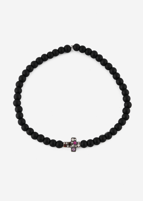 Браслеты из бусин Mintaka Jewellery Браслет из серебра с муассанитом