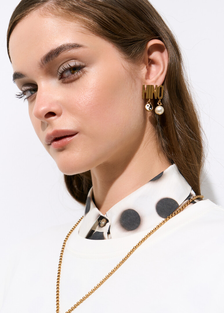 Серьги Moschino с подвесками