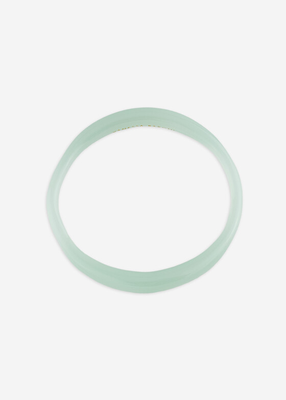 Жесткие браслеты Vanessa Baroni Голубой браслет Thin Loop