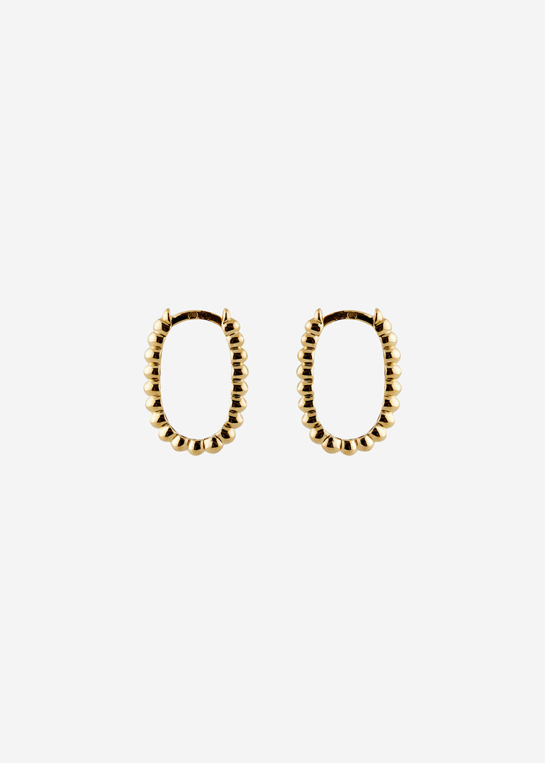 gold earrings