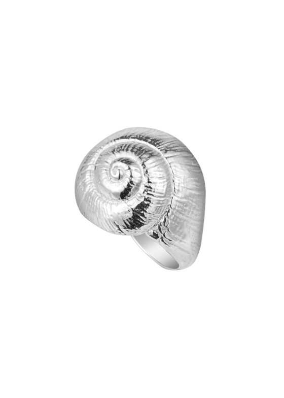 Акцентные кольца Ms. Marble Кольцо из серебра Conch Shell