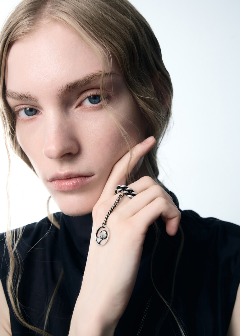 Кольцо из серебра IVET CHAIN