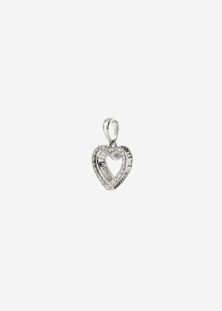 Gold and diamond pendant