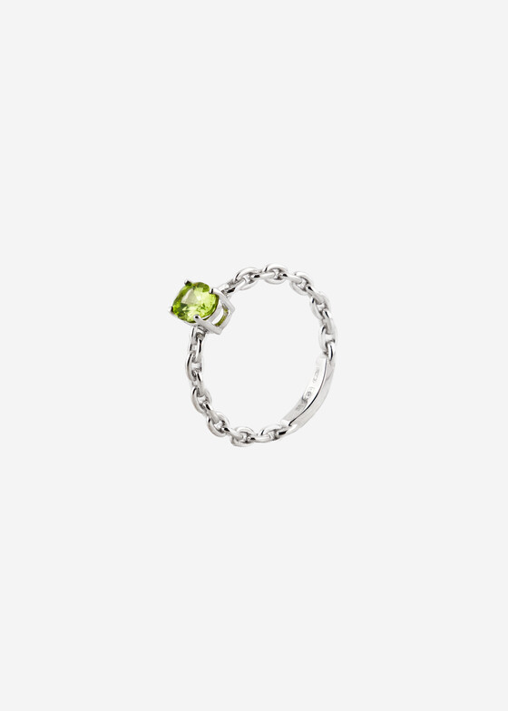 Кольца с крупной вставкой Herald Percy Diamonds Кольцо из золота с хризолитом