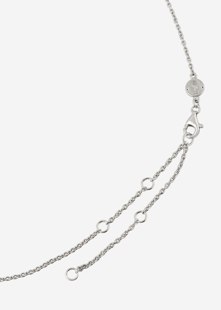 Necklace made of silver with cubic zirconia