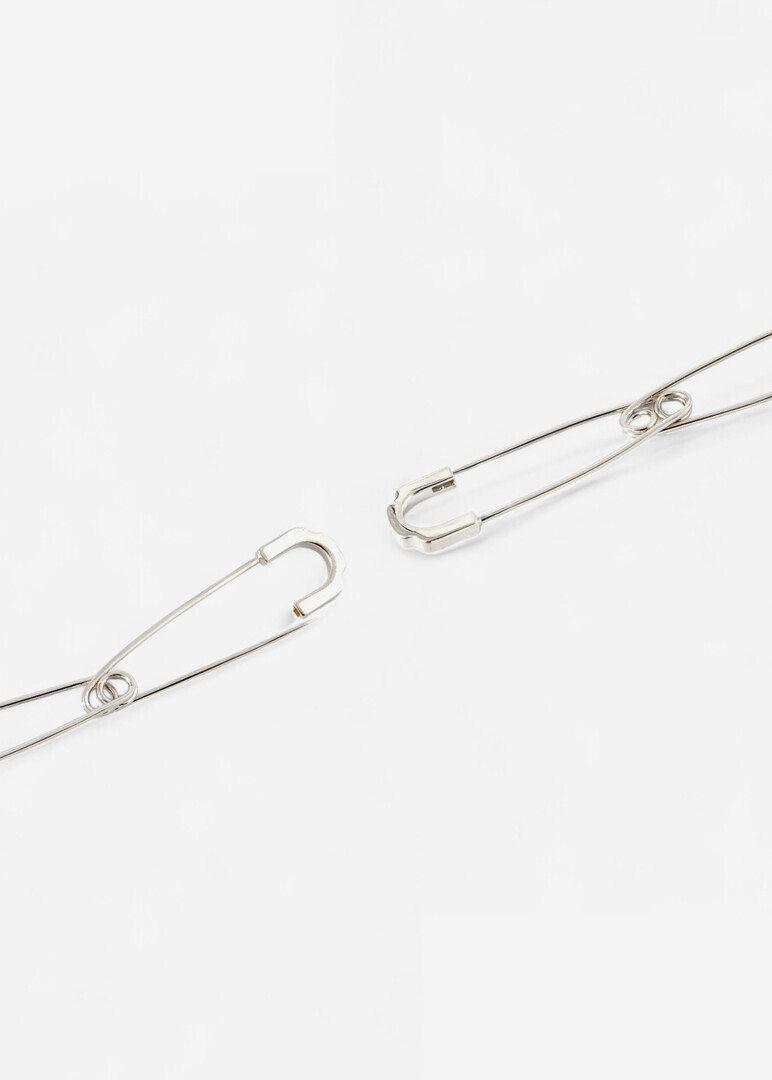 Silver Blade Pins Bracelet