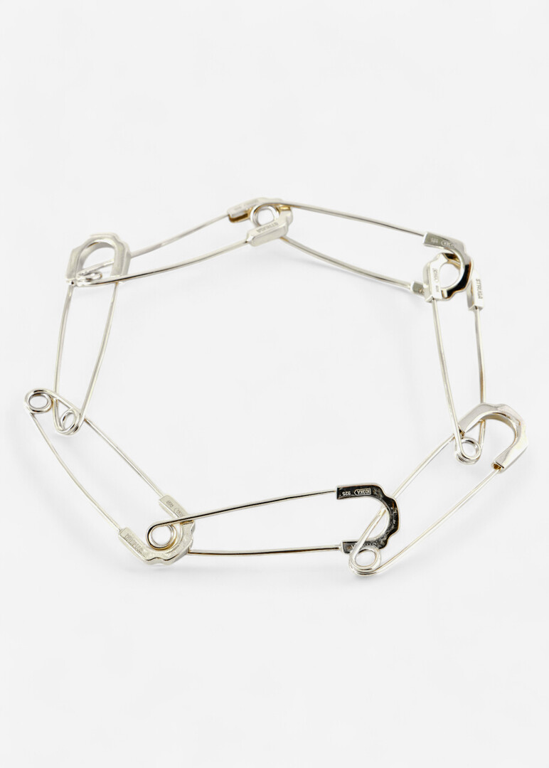 Silver Blade Pins Bracelet
