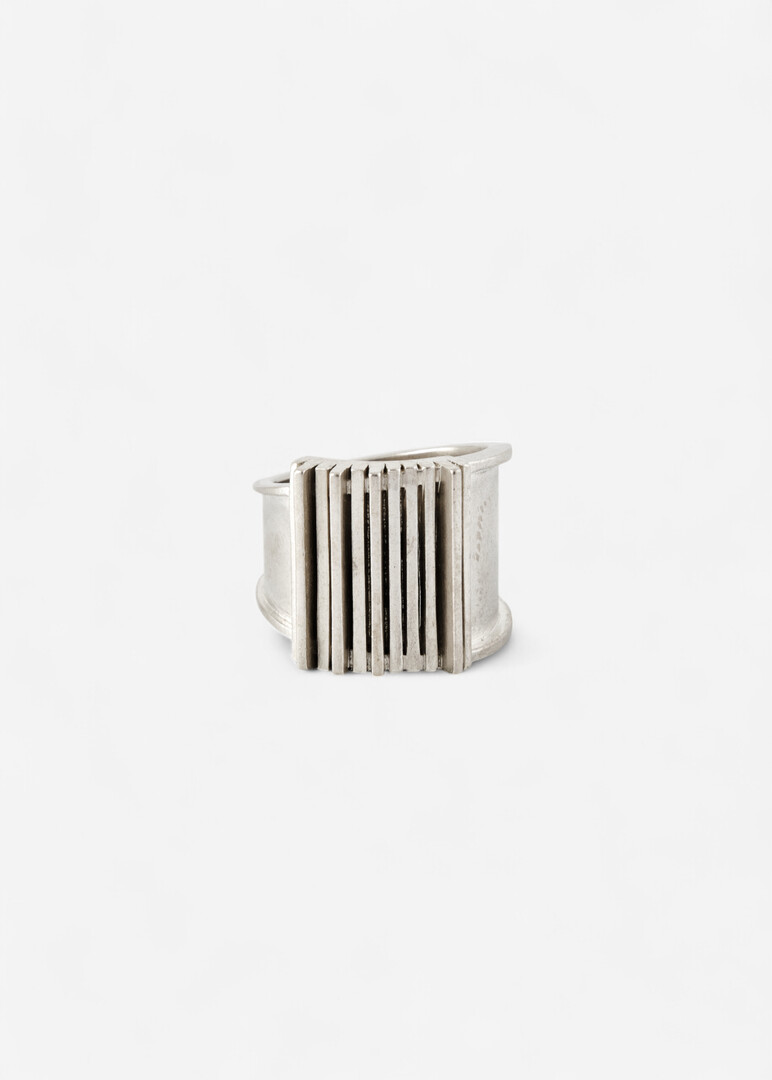 Кольцо из серебра Brutalism V.1