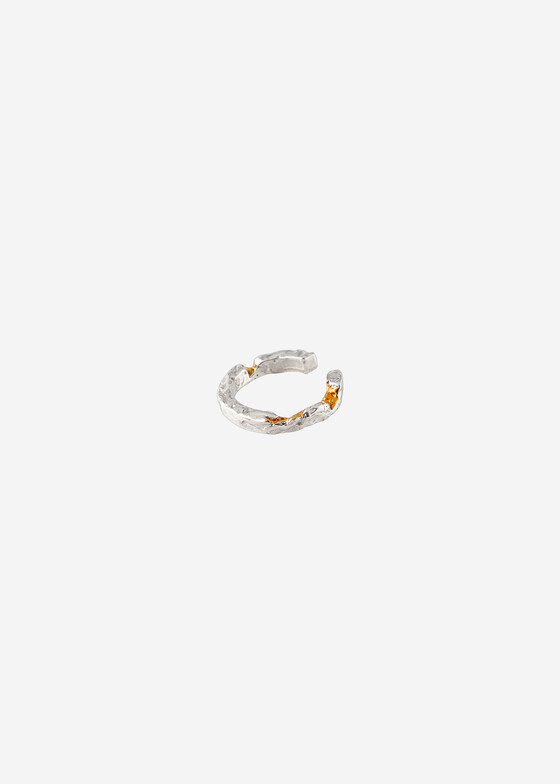 Каффы Kintsugi Jewelry Кафф из серебра с биколорным покрытием Surrender