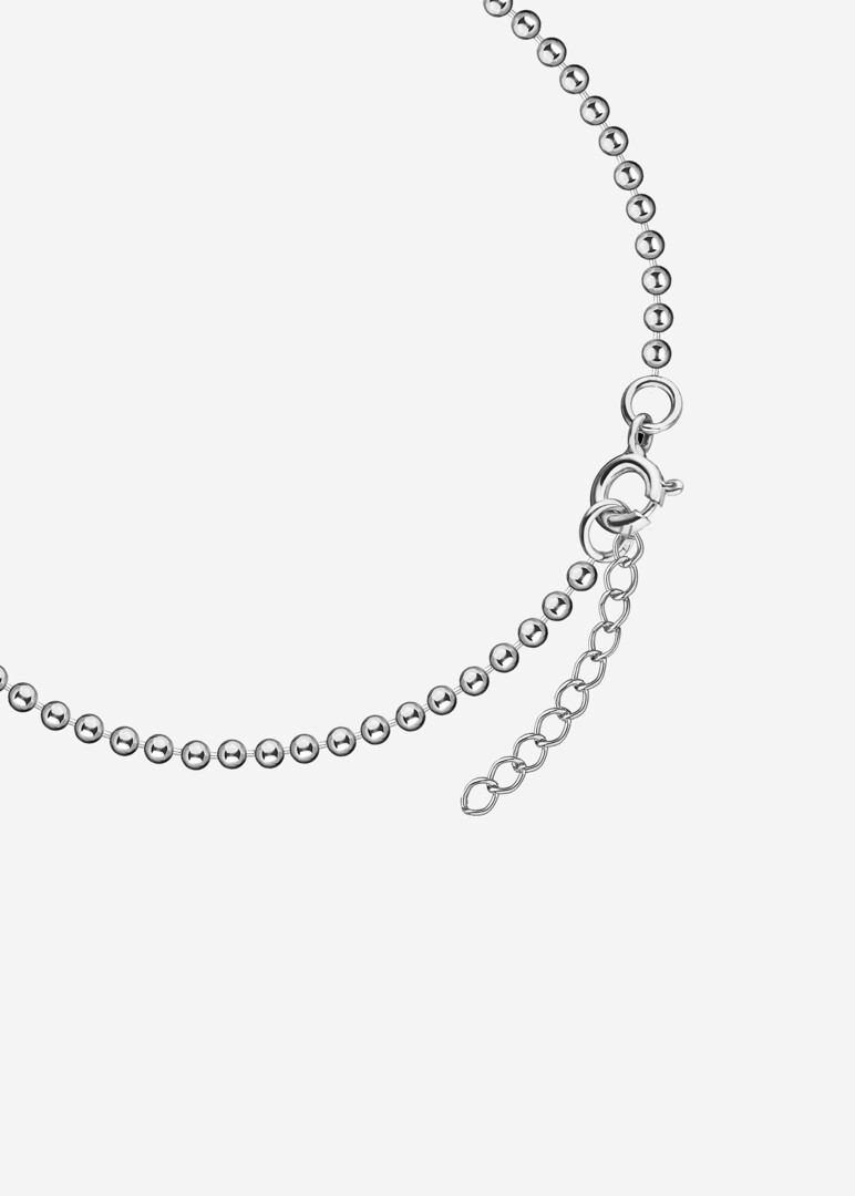 Браслет «сердце» из серебра