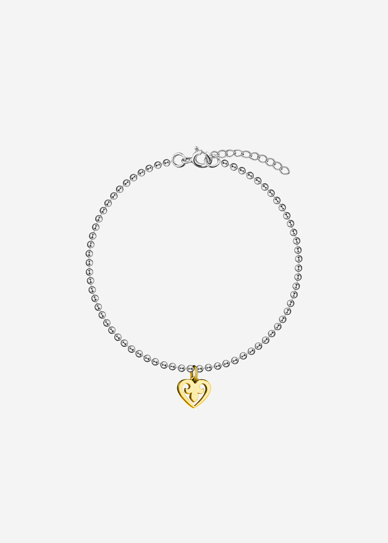 Bicolor «Heart» bracelet