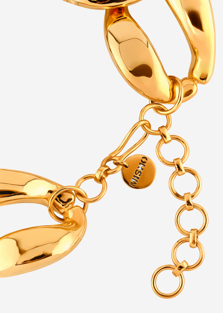 Позолоченное колье-цепь Chunky Chain
