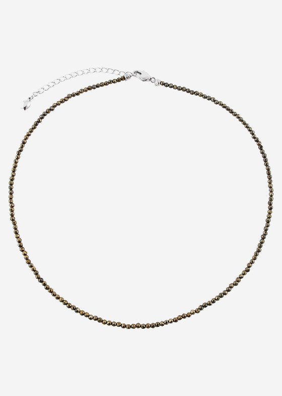 Колье из бусин Wisteria Gems Чокер из пирита