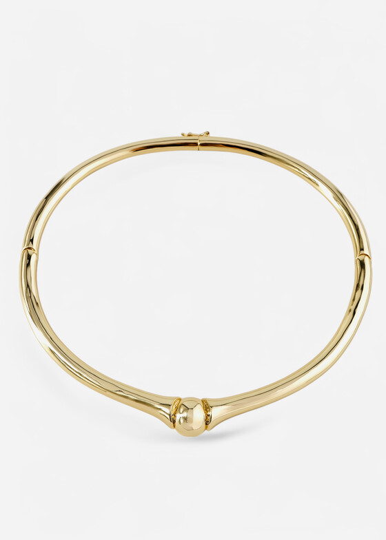Жесткие чокеры Caviar Jewellery Позолоченное колье Bubble World
