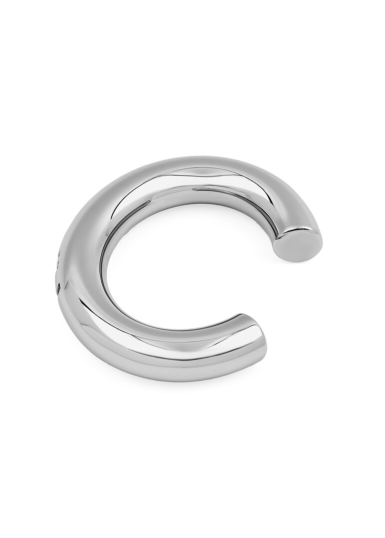 Серебристый браслет с розовыми камнями Swarovski