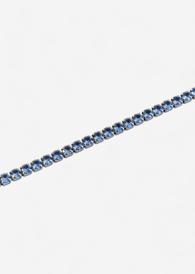 silver-tone blue cubic zirconia bracelet DESIDERI