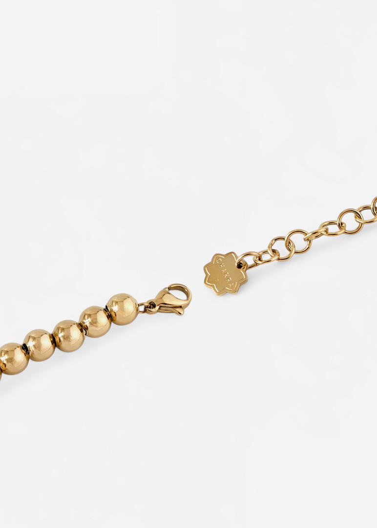 Golden bracelet with CHAKRA crystals