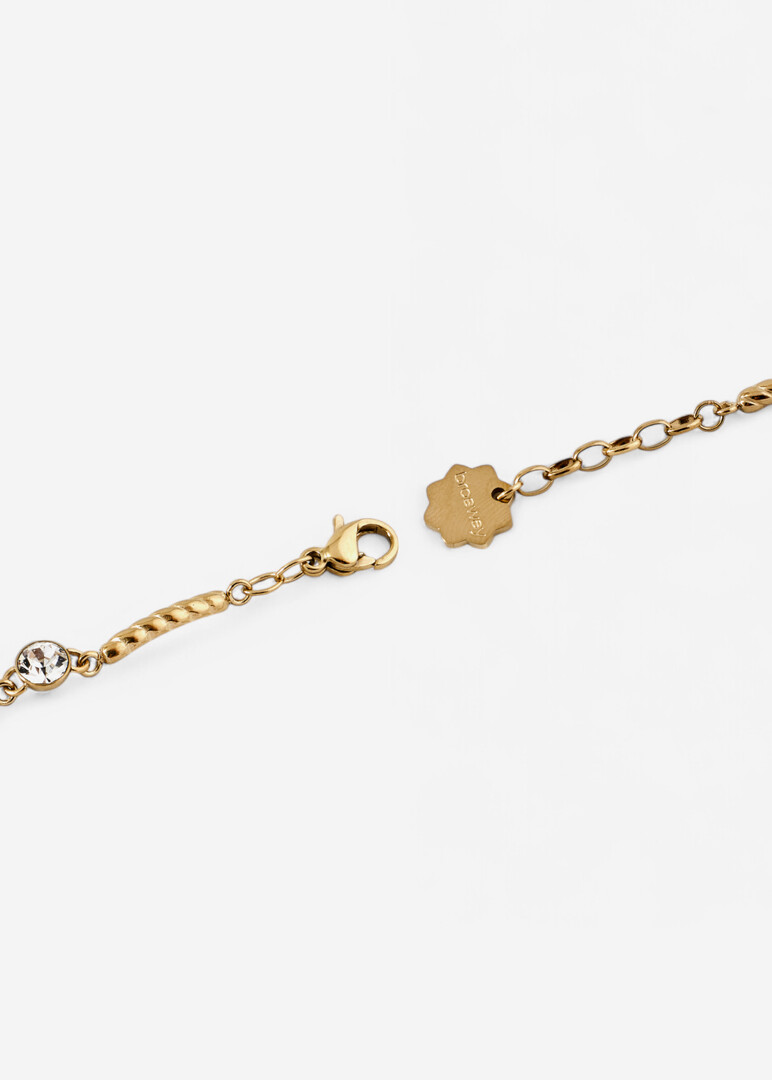 Golden bracelet with CHAKRA crystals