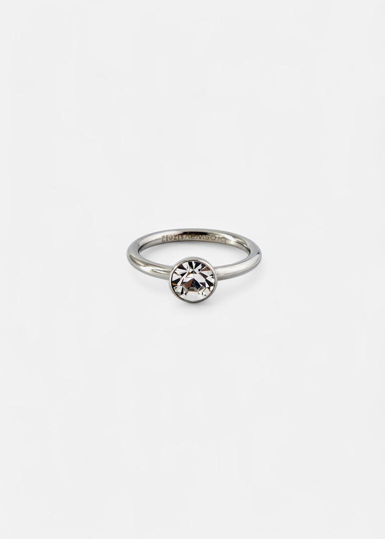 Silver ring with SYMPHONIA crystal