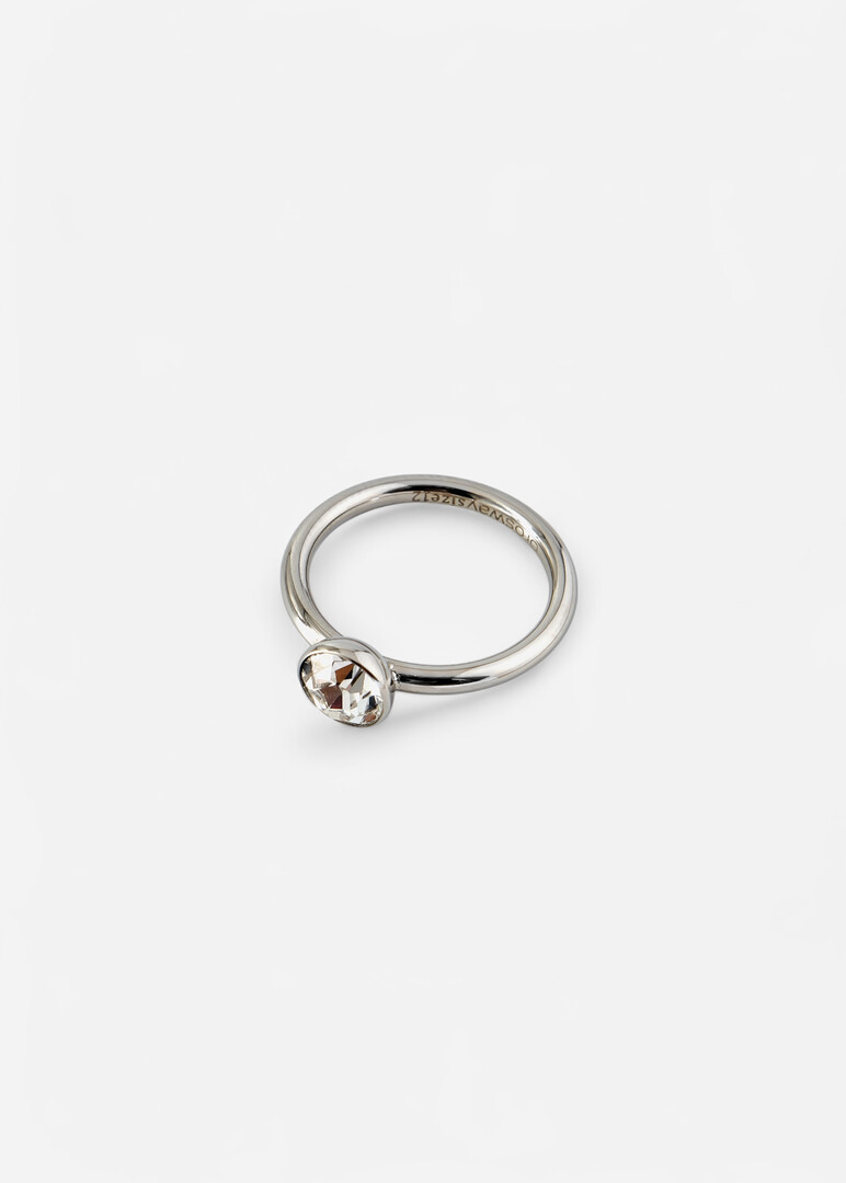 Silver ring with SYMPHONIA crystal