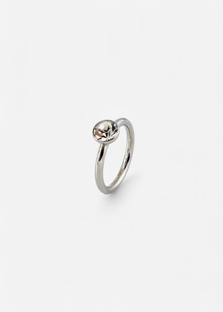 Silver ring with SYMPHONIA crystal
