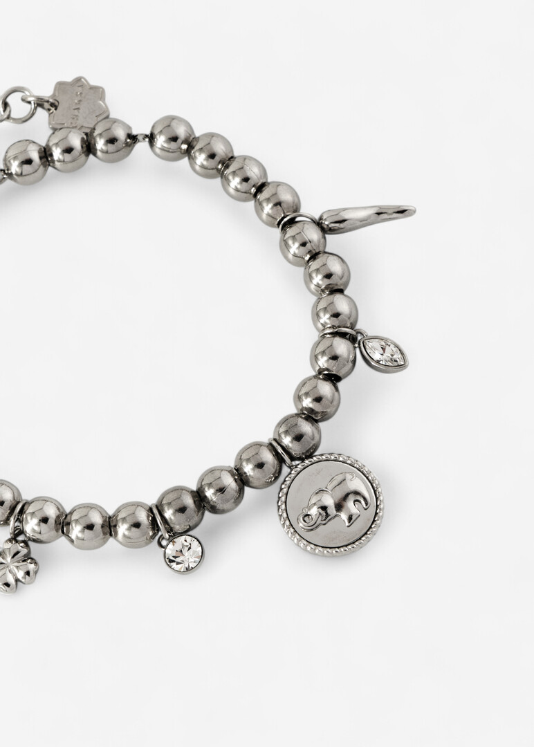 Silver bracelet with CHAKRA crystal