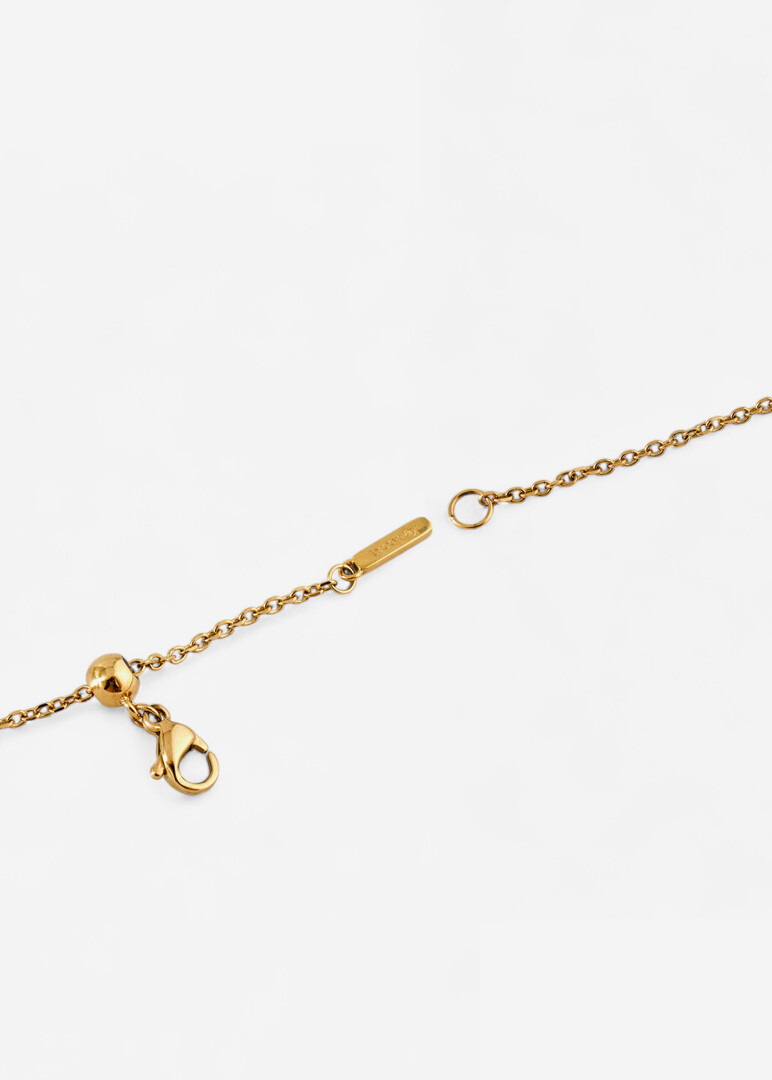 Gold bracelet with pink SYMPHONIA crystals