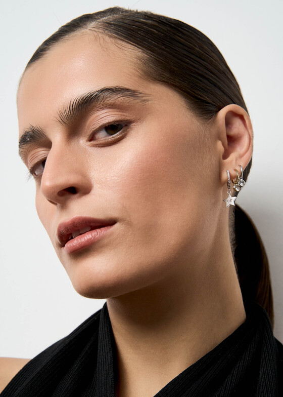 Моносерьги Brosway Моносерьга с фианитом SINGLE EARRING CHAKRA