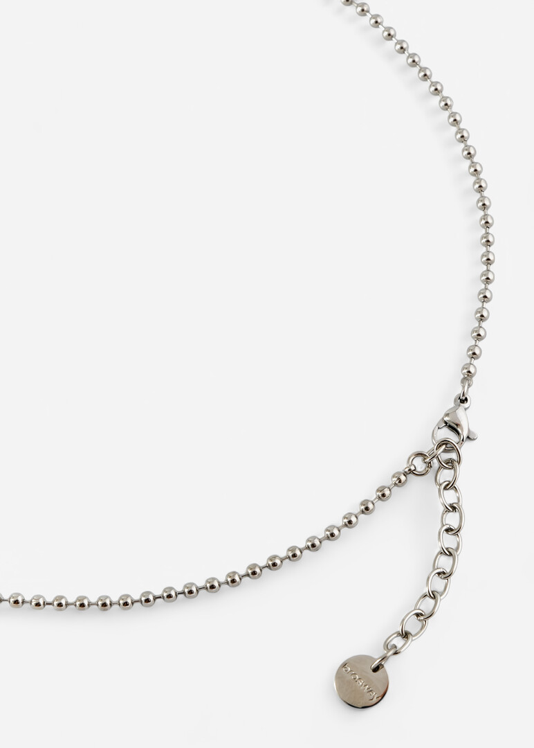 Silver necklace with SYMPHONIA crystals