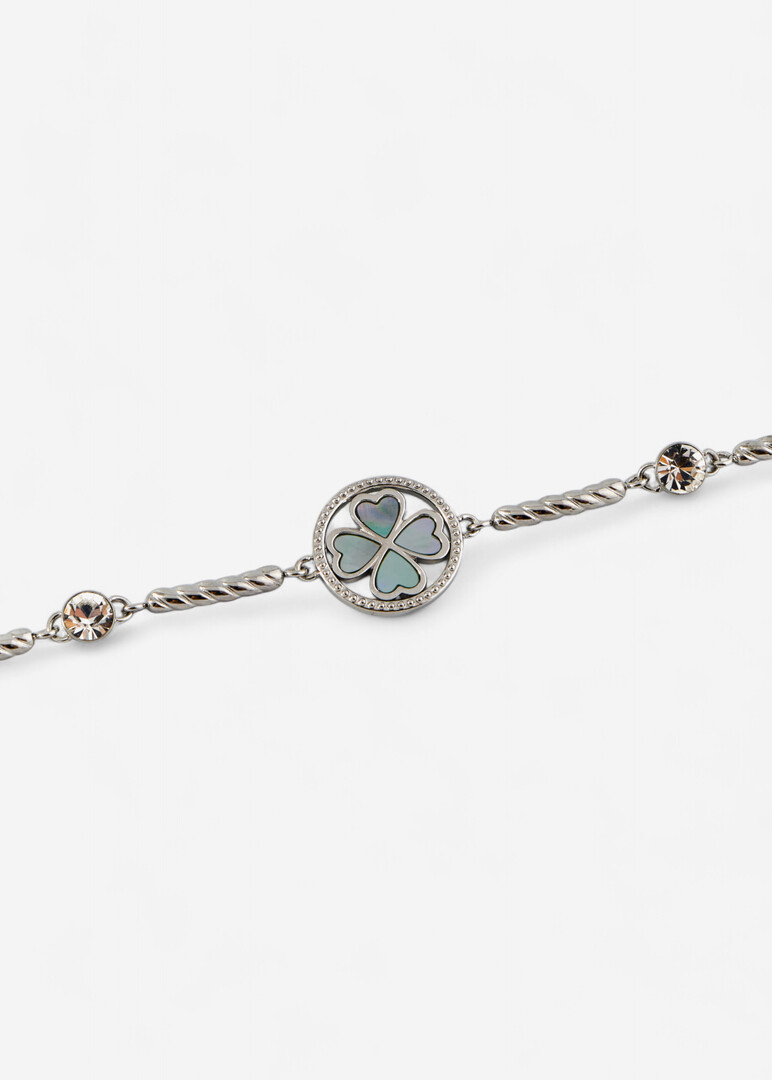Silver bracelet with CHAKRA crystal