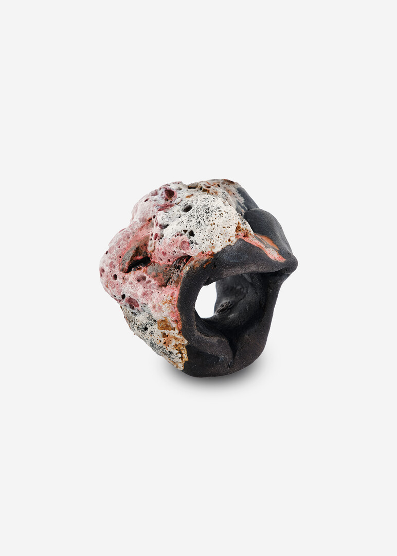 pink ceramic ring
