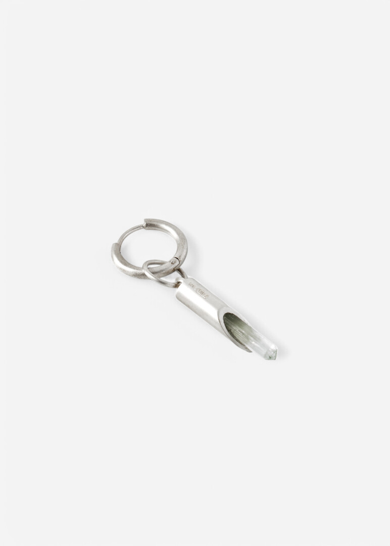 Monoserge made of silver with blue quartz