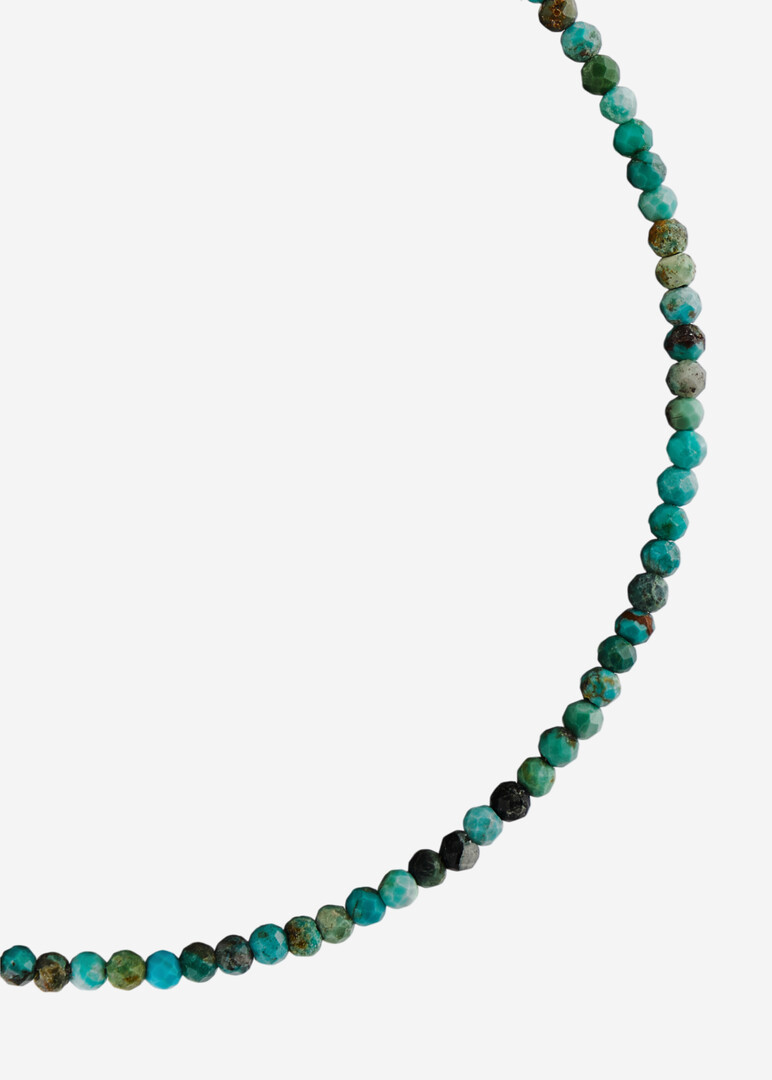 Turquoise and silver bracelet
